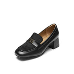 Hair-on Calf x Calf Loafers