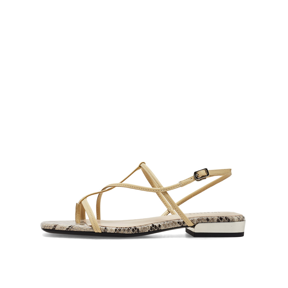 Square Toe Strappy Sandals