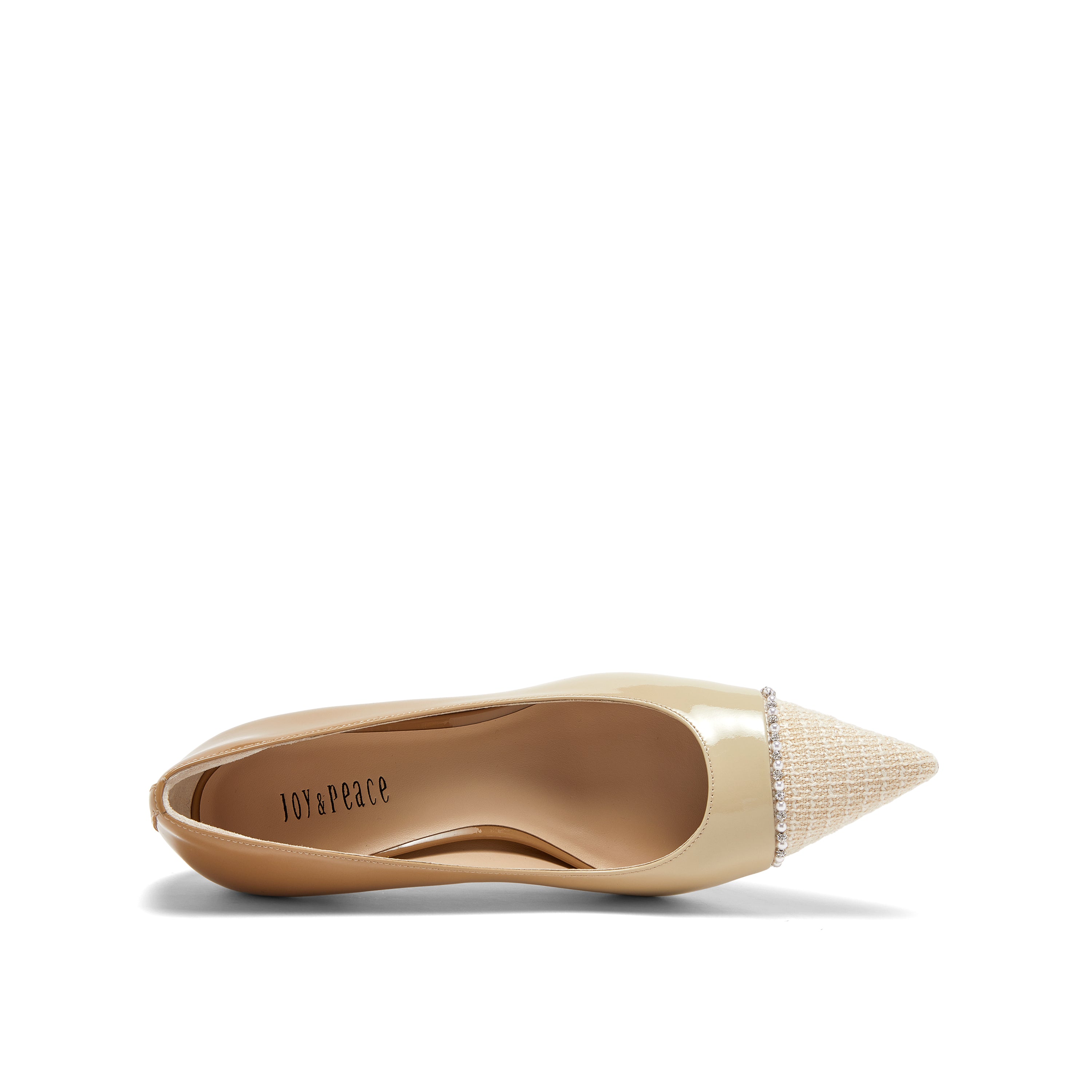 Patent x Tweedy Toe Cap Pumps