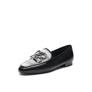 JP Infinity Oversized Buckle Loafers