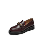 Feather-shaped Horsebit Loafers