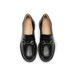 Feather-shaped Horsebit Loafers