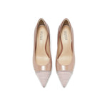 Patent x Tweedy Toe Cap Pumps