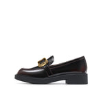 Retro Double Buckle Loafers