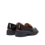 Retro Double Buckle Loafers