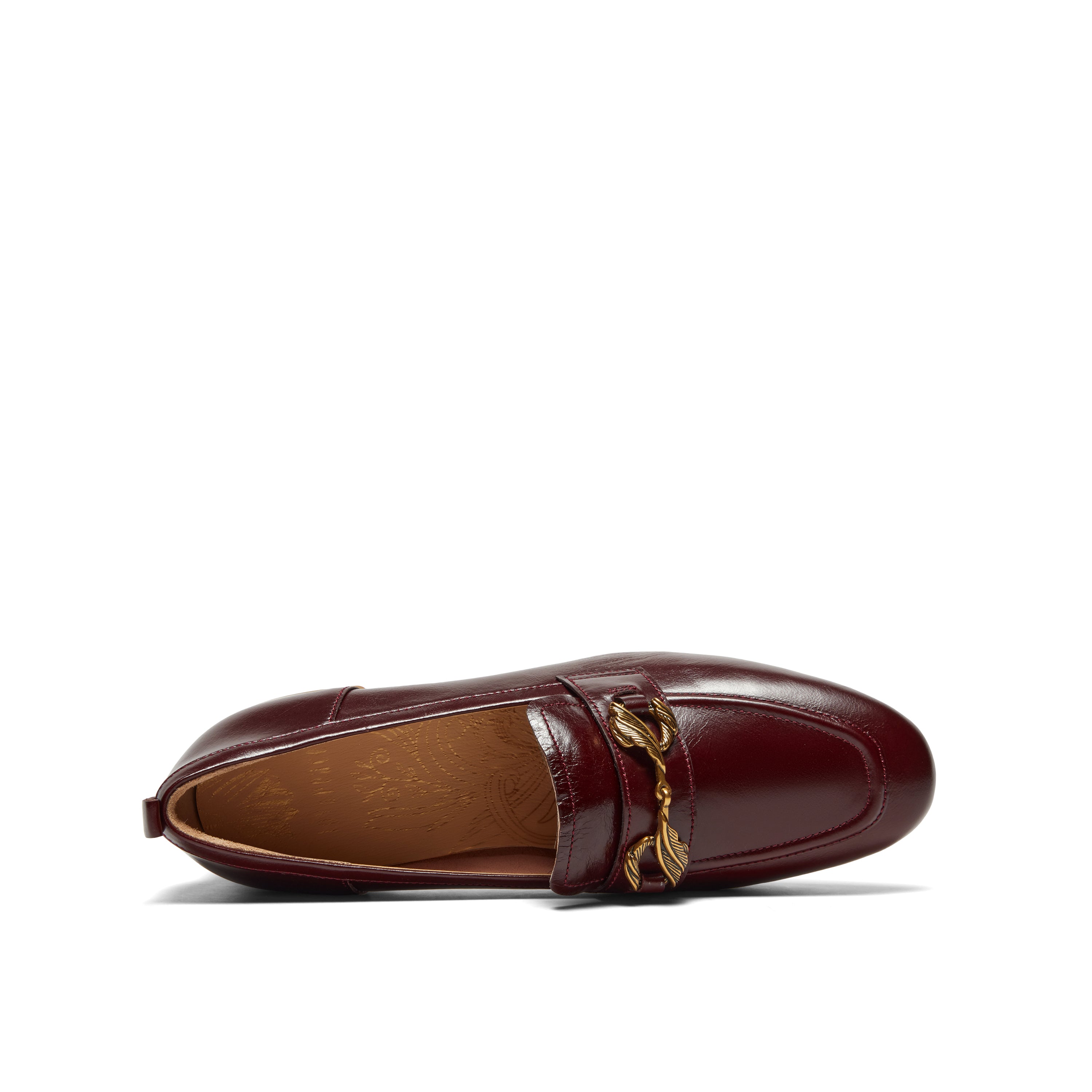 Horsebit Mid Heel Loafers with Fringe