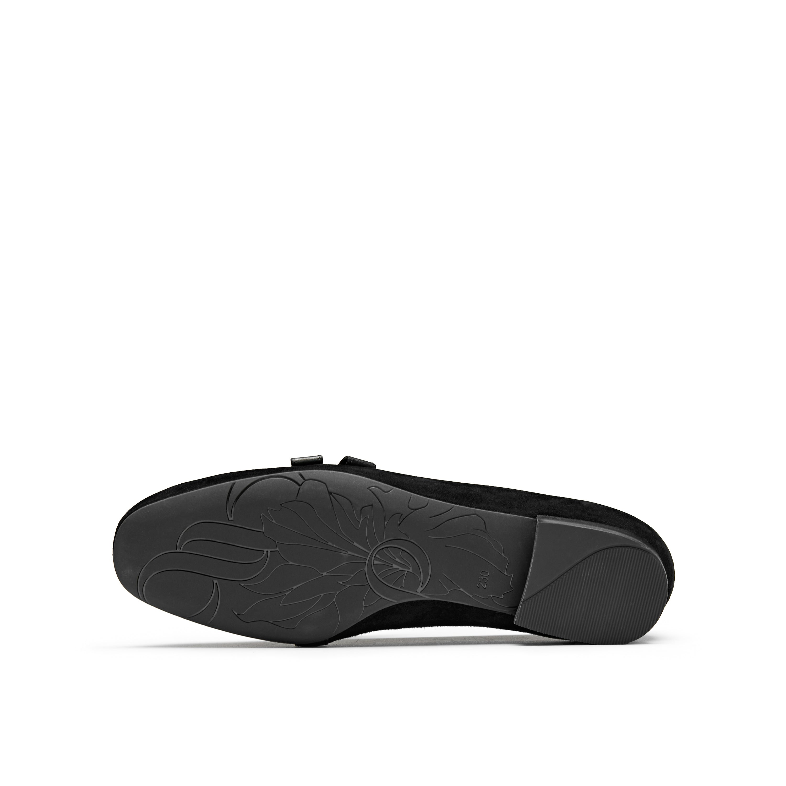 Metal Iris Ornament Loafers