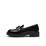 Retro Double Buckle Loafers