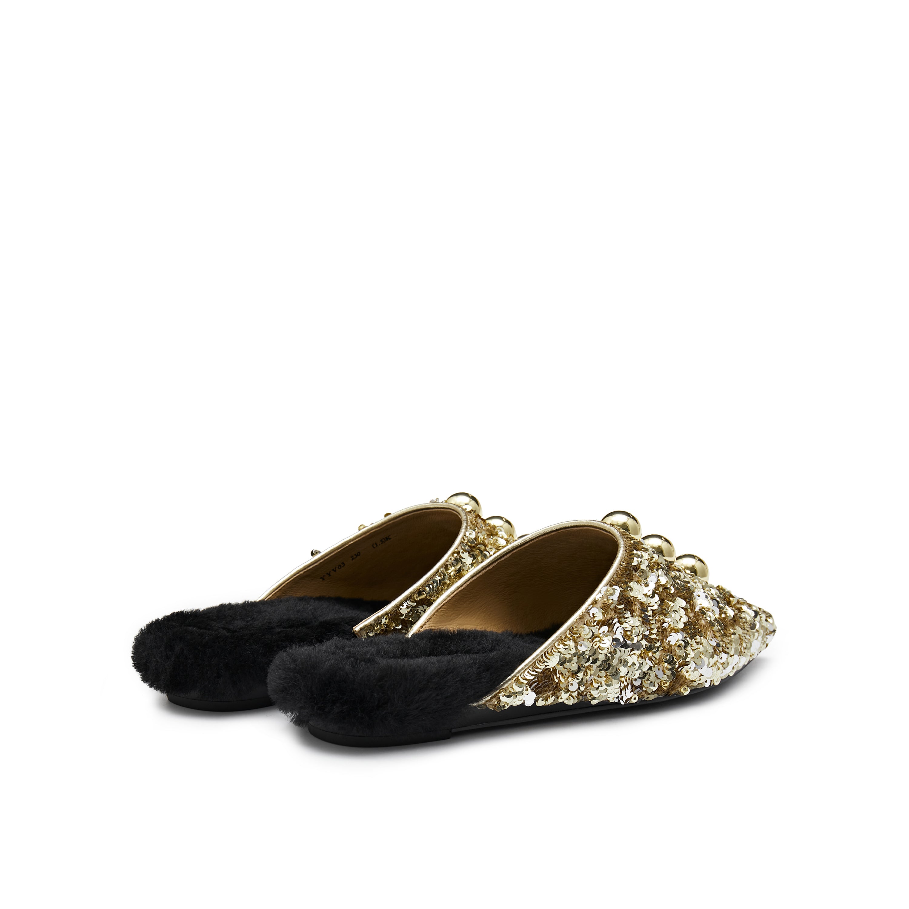 JP X JACQUES WEI Crossover Sequin Mules
