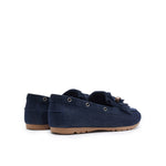 Denim Loafers with Tassel