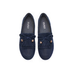 Denim Loafers with Tassel