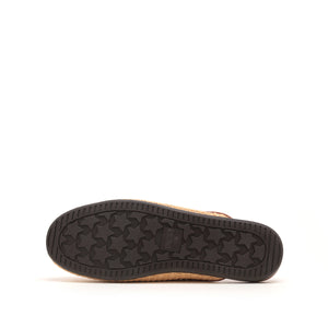 JP Infinity Logo Embroidery Raffia Mules