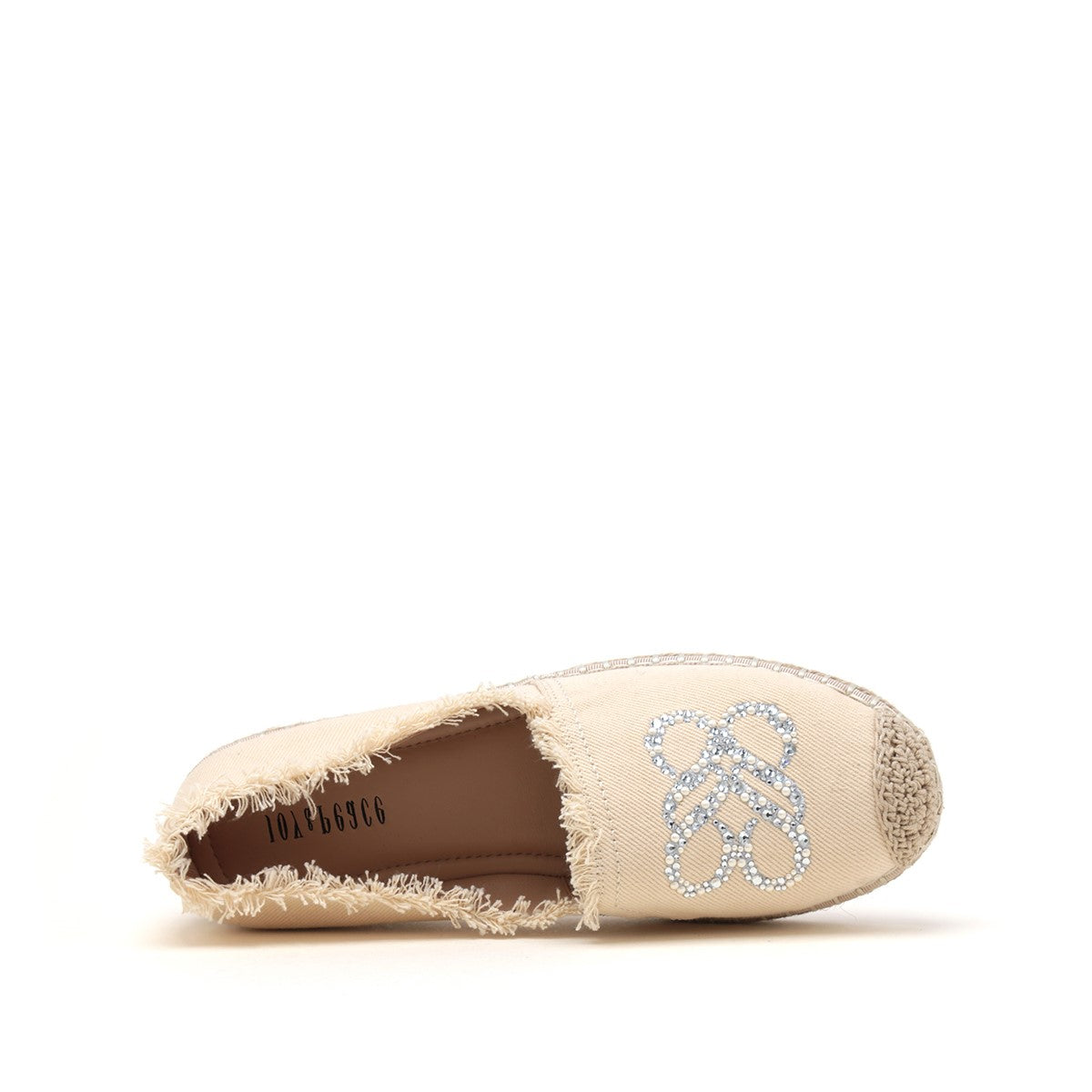 JP Infinity Logo Crystal Embellished Espadrilles