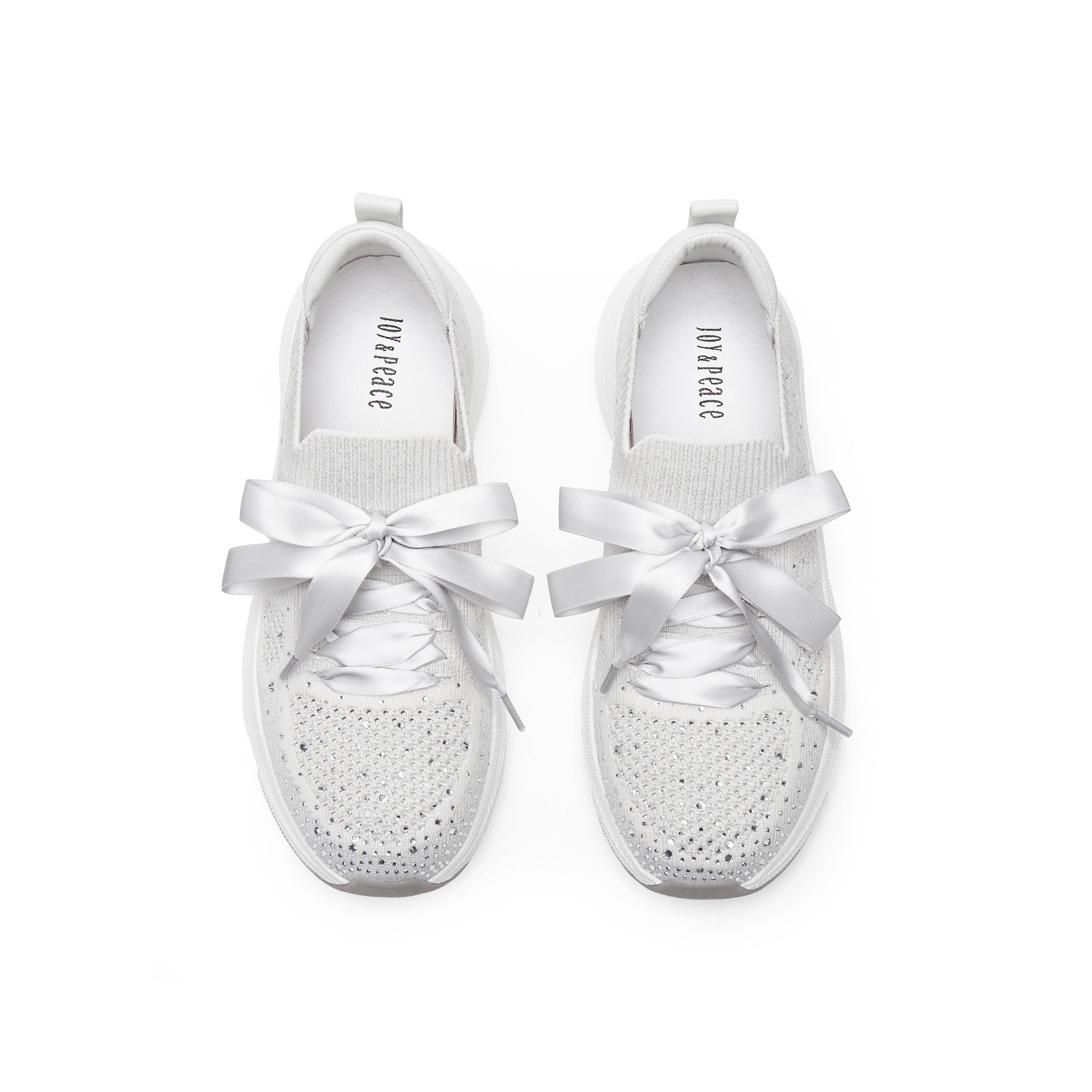 Crystal Knit Slip-On Sneakers