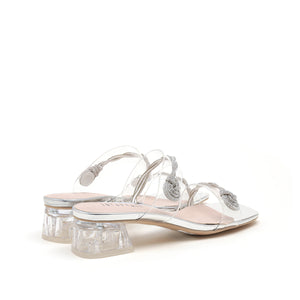 Crystal Strap Slippers