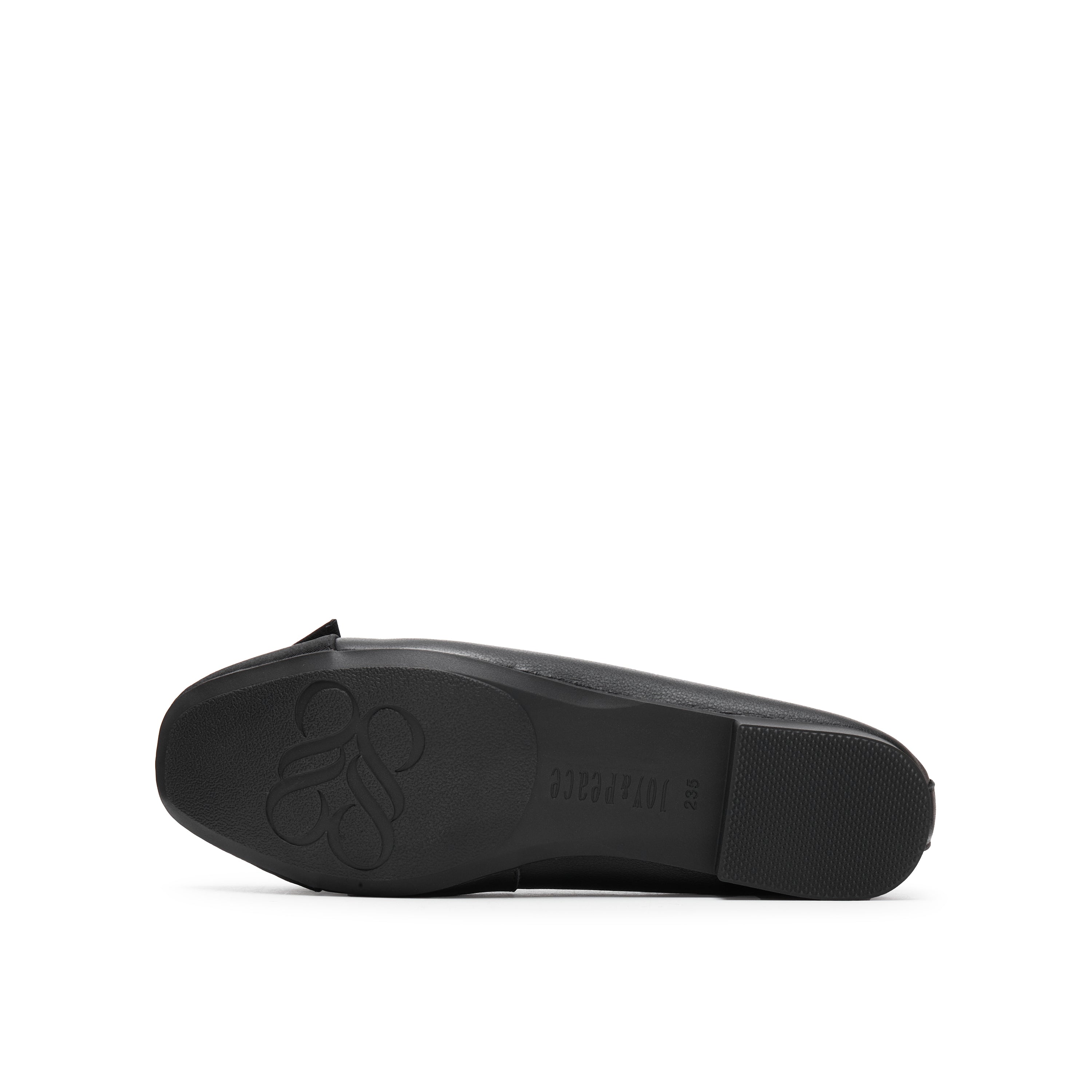 Poplin Fabric Toe Cap Ballet Flats