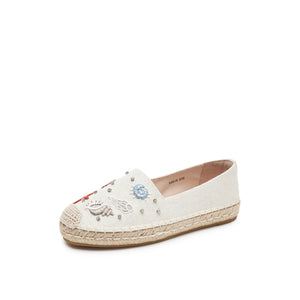 Ocean elements Embroidered Espadrilles