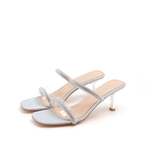 Crystal Strap Slippers