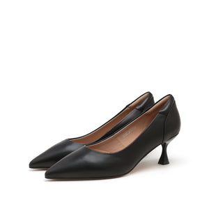 Cushy Cushy Kid Leather Pumps