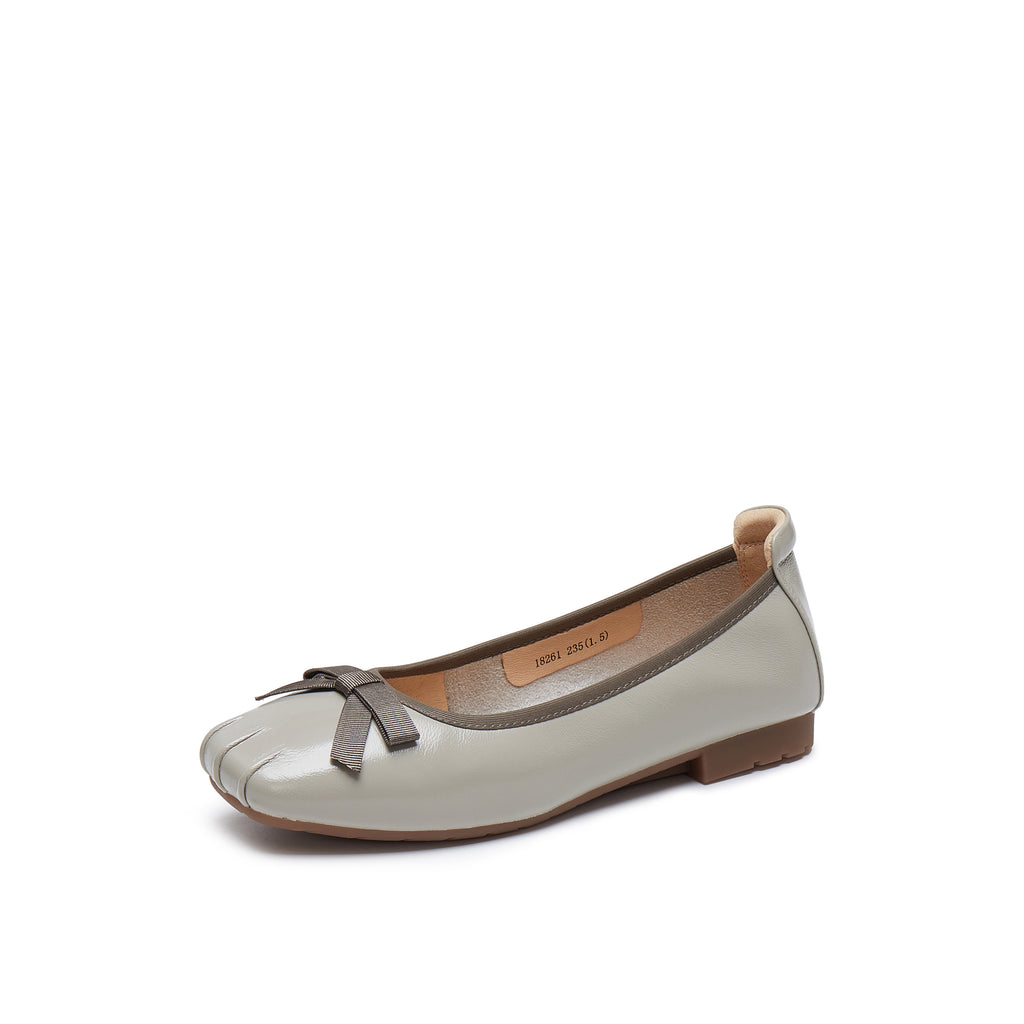 Squared Toe Ballet Flats