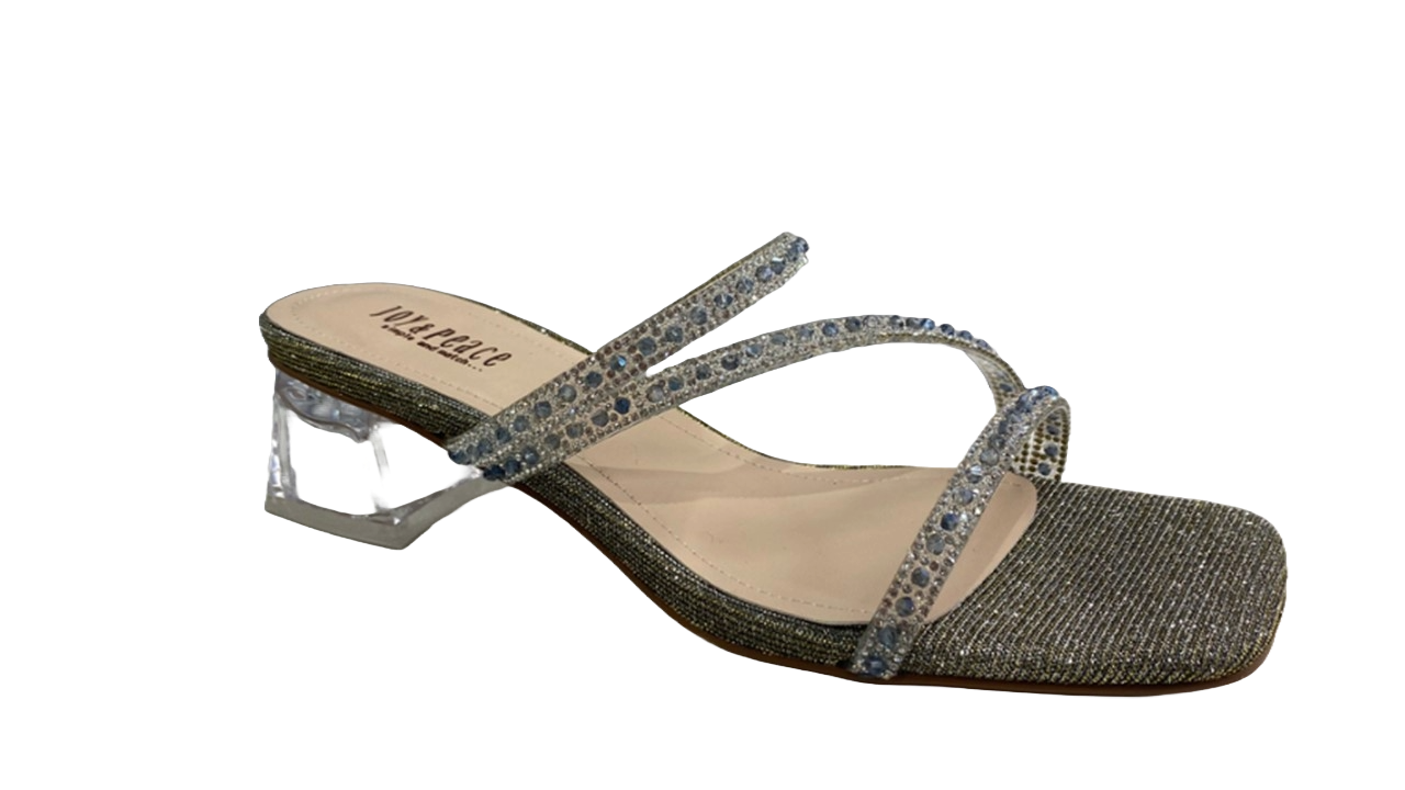 Crystal Embellished Strappy Sandals